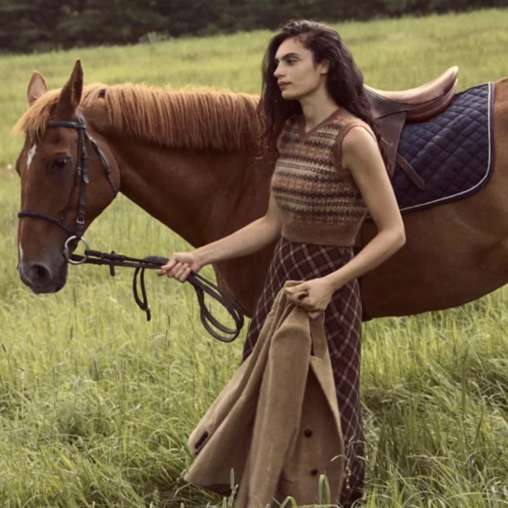 Doen Kenley Fair Isle Knitted Vest